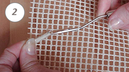 Техника вязания ковра - фото 2