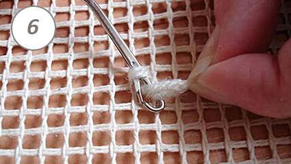 Техника вязания ковра - фото 6
