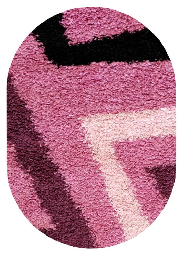 Shaggy 378 Pink Oval - фото 1