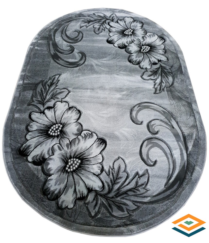 Meral 0571 Grey Oval - фото 2