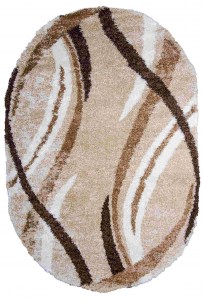 Shaggy 8952 Beige Oval - фото 1