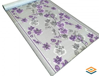 Дорожка на войлочной основе Беларусь 920 Grey Violet - фото 3